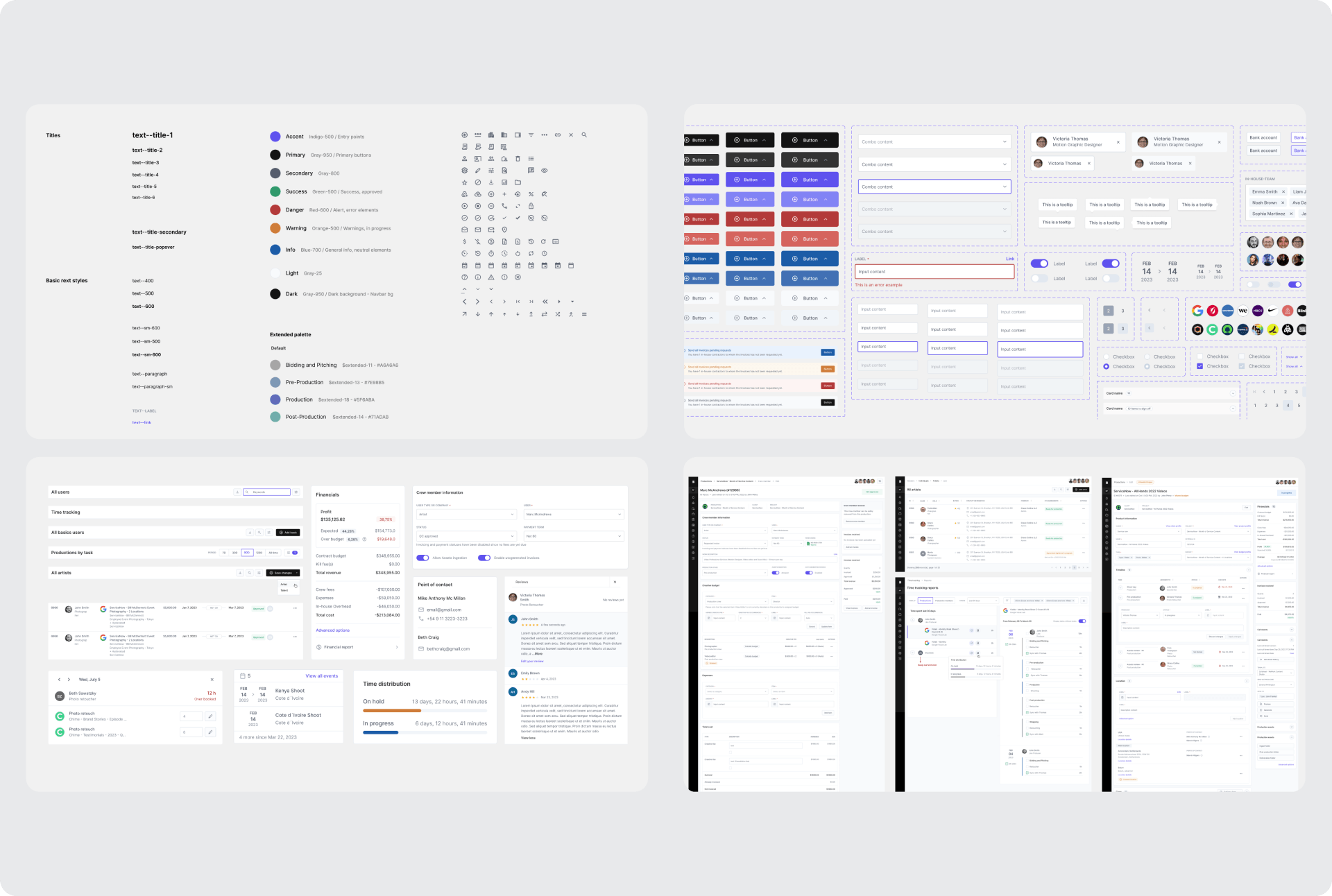 Design system de Content Studio