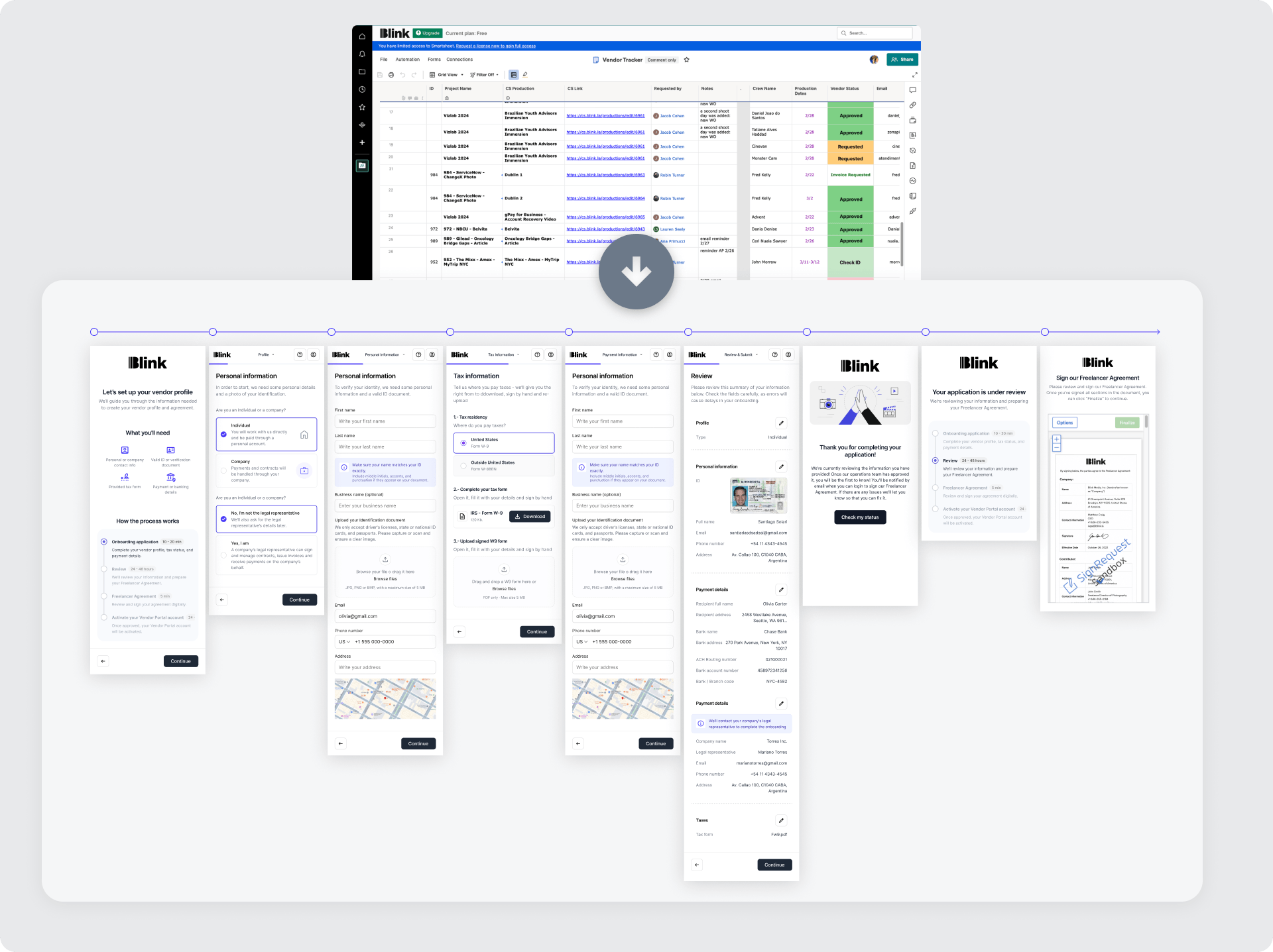 Self onboarding de proveedores