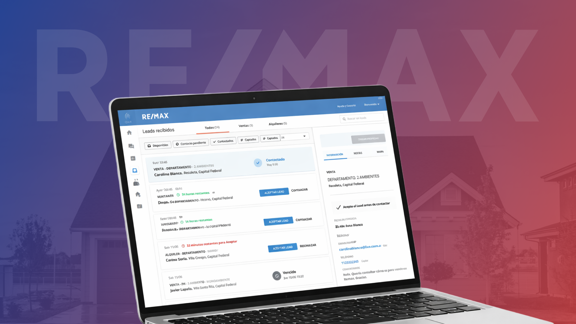 Sistema de gestión de leads